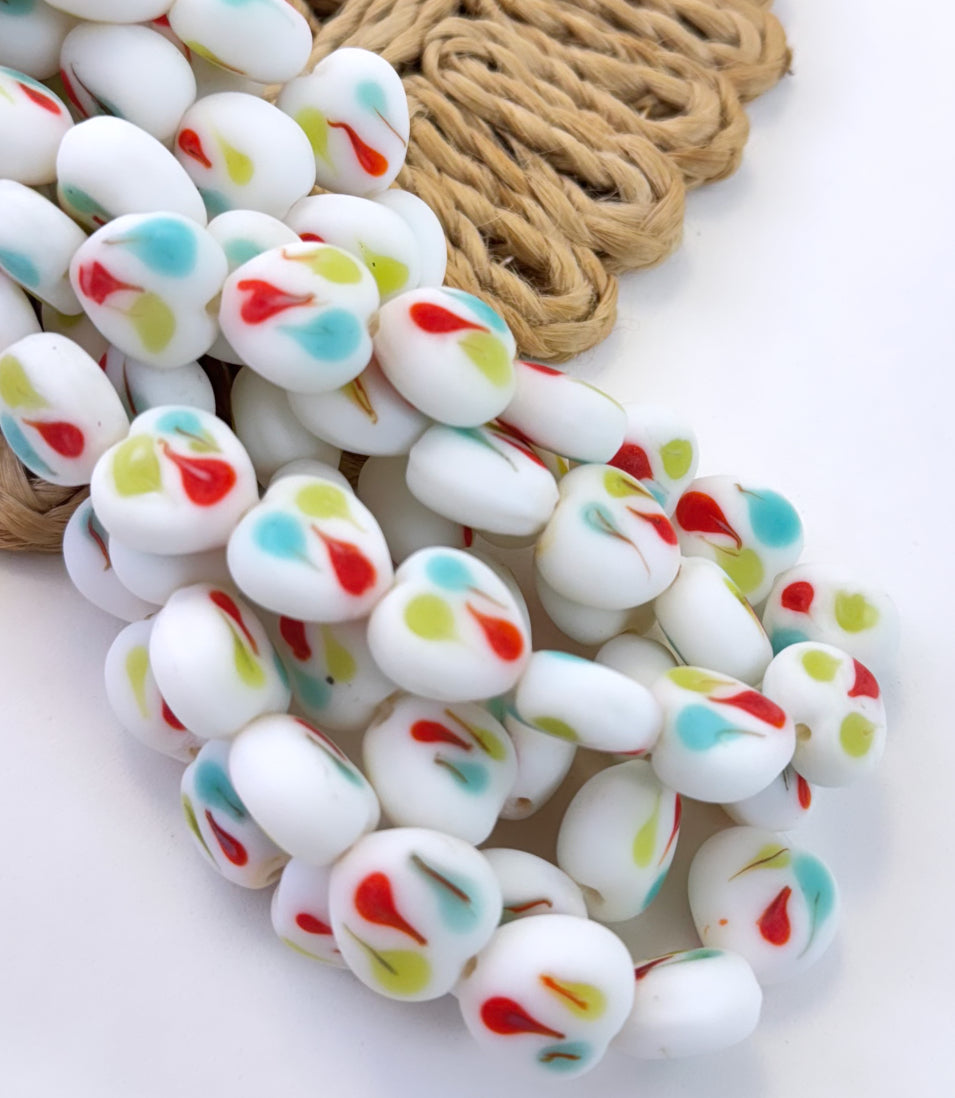 Frosted Marbles Hearts