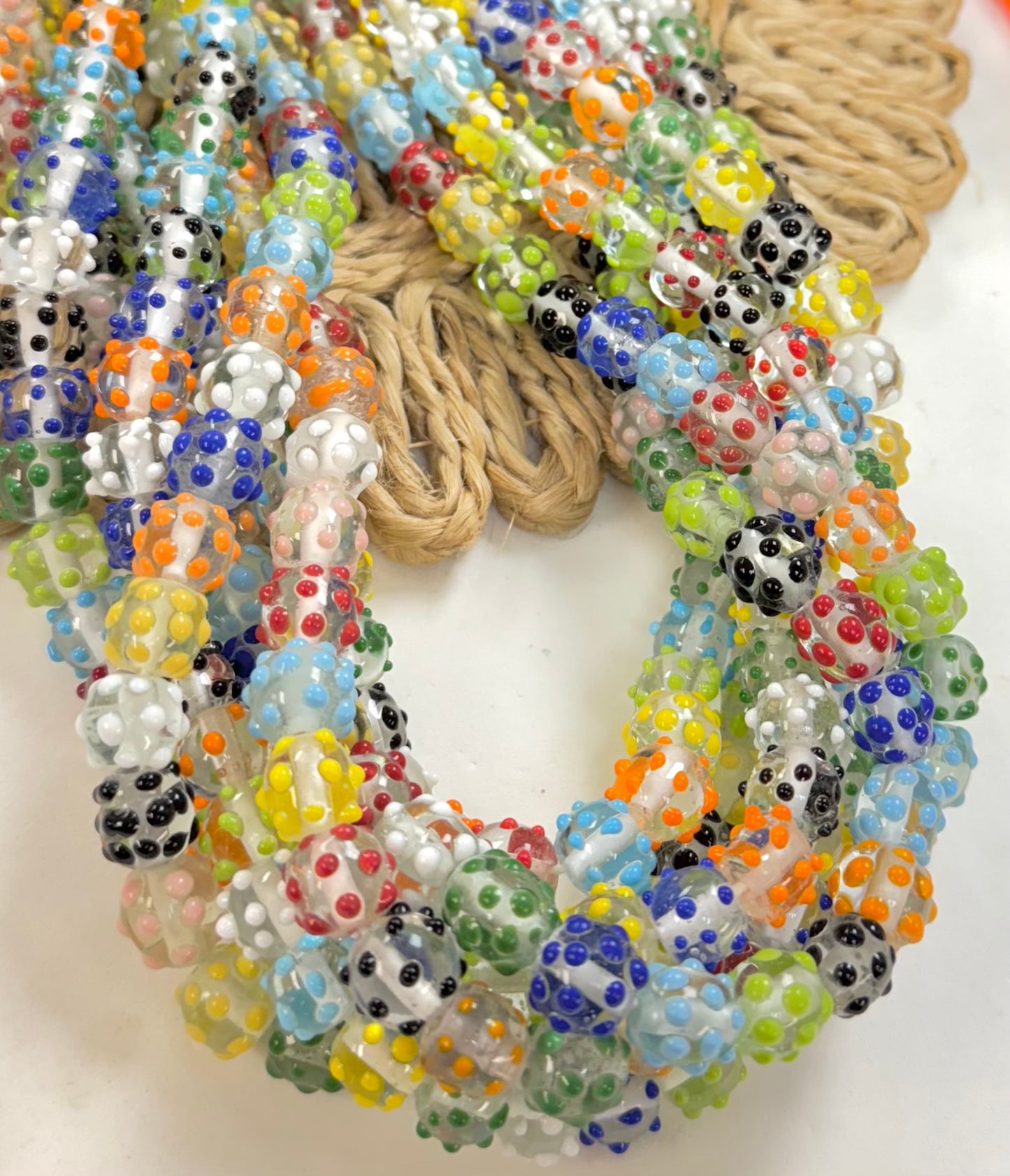 Bumpy Dots Lampwork