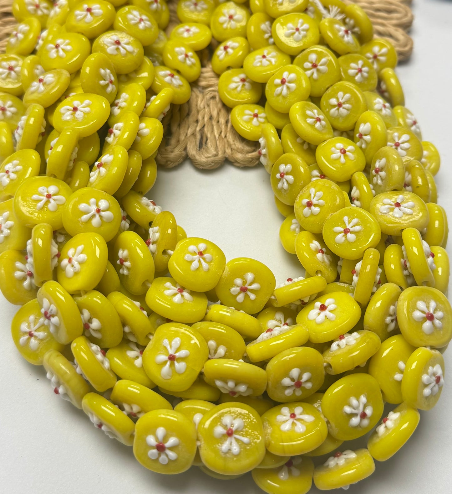 Big Coin Flower Lampwork