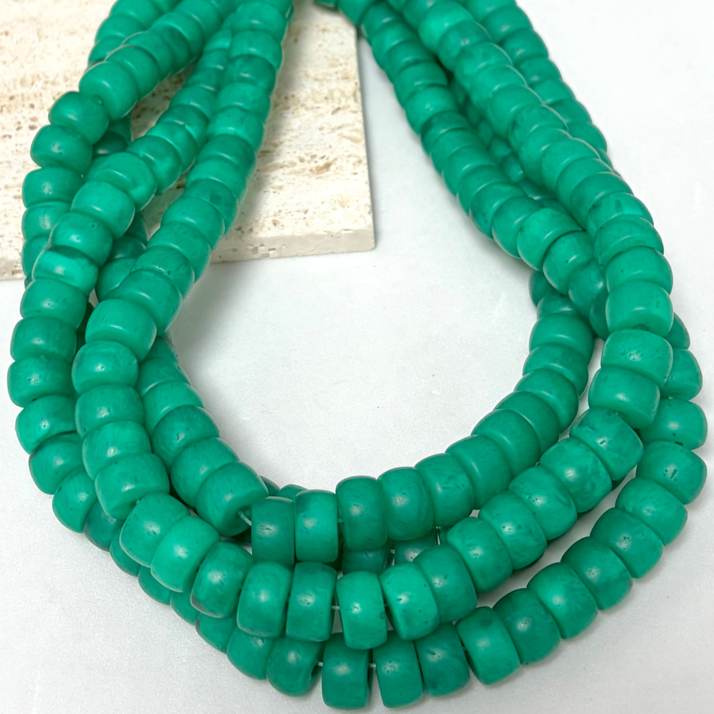 Economy Flat Rondel Resin
