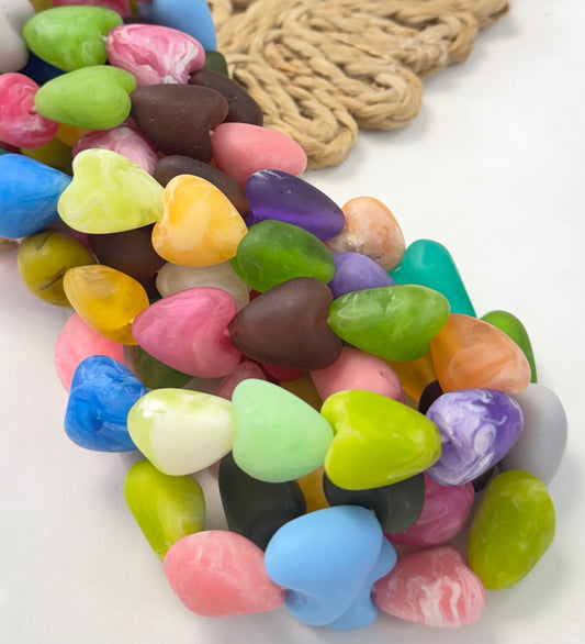 Marmol Hearts Resin