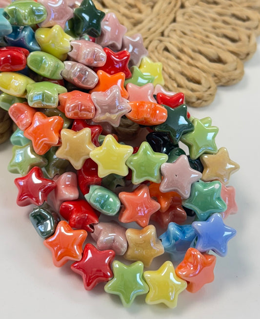 Porcelain Mix Colors Starfish