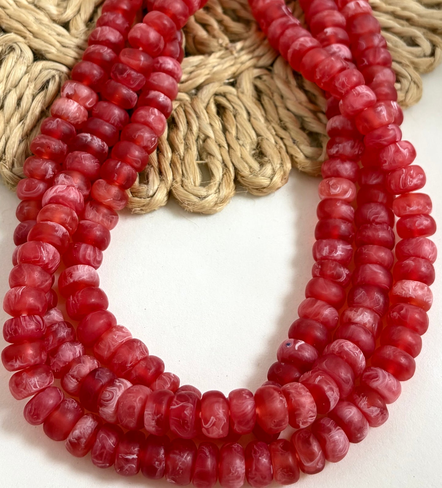 Resin Flat Rondel