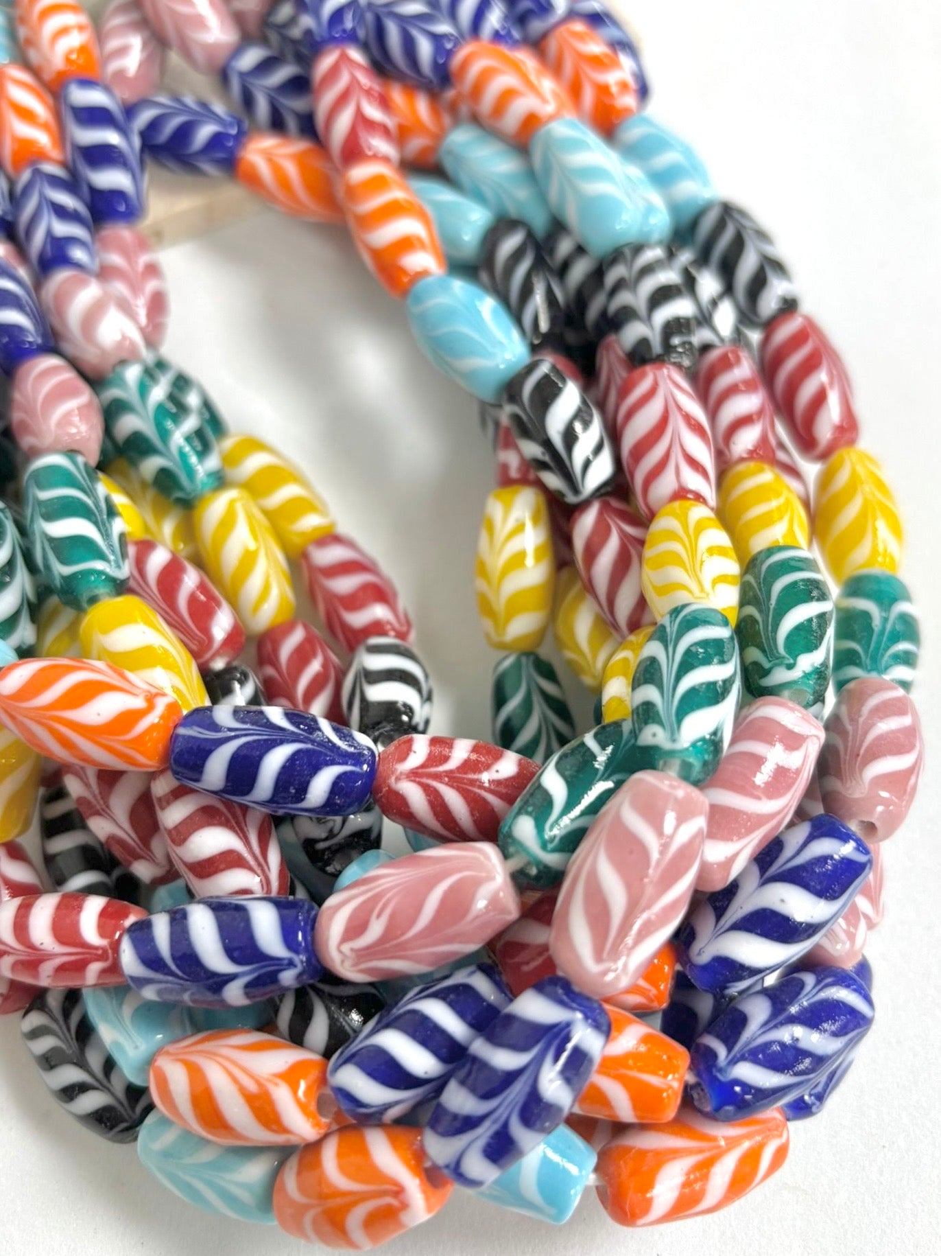 Vibrant Colors Marmol Cylinder Lampwork