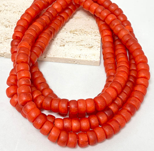 Economy Flat Rondel Resin