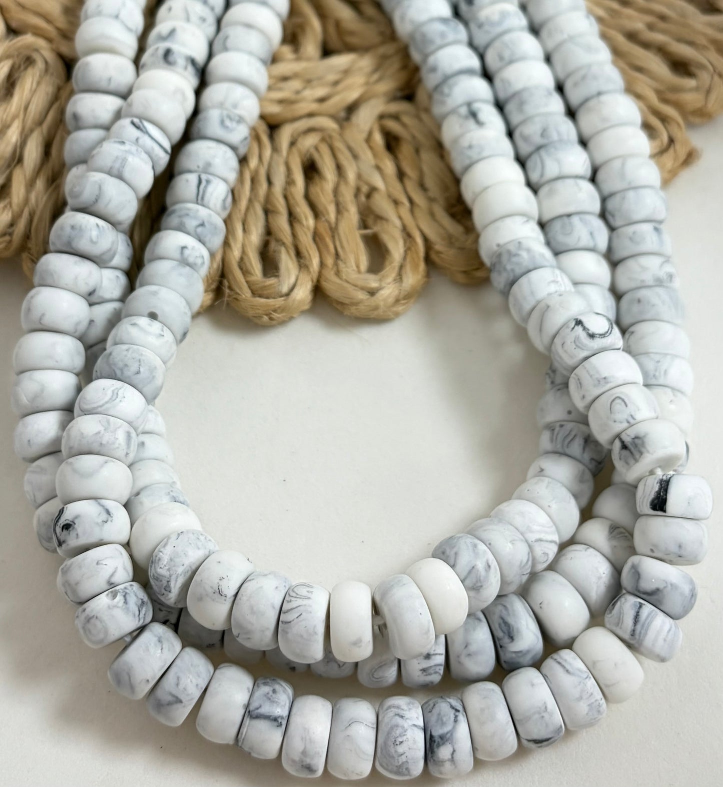 Resin Flat Rondel