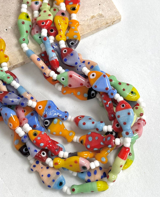 Polkadot Fish Lampwork