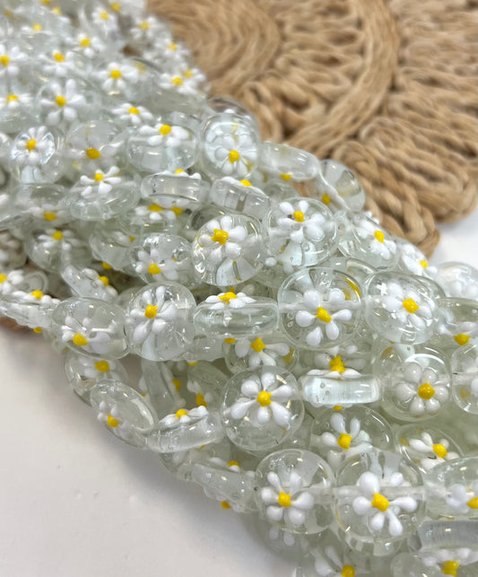 Daisy Coin Lampwork