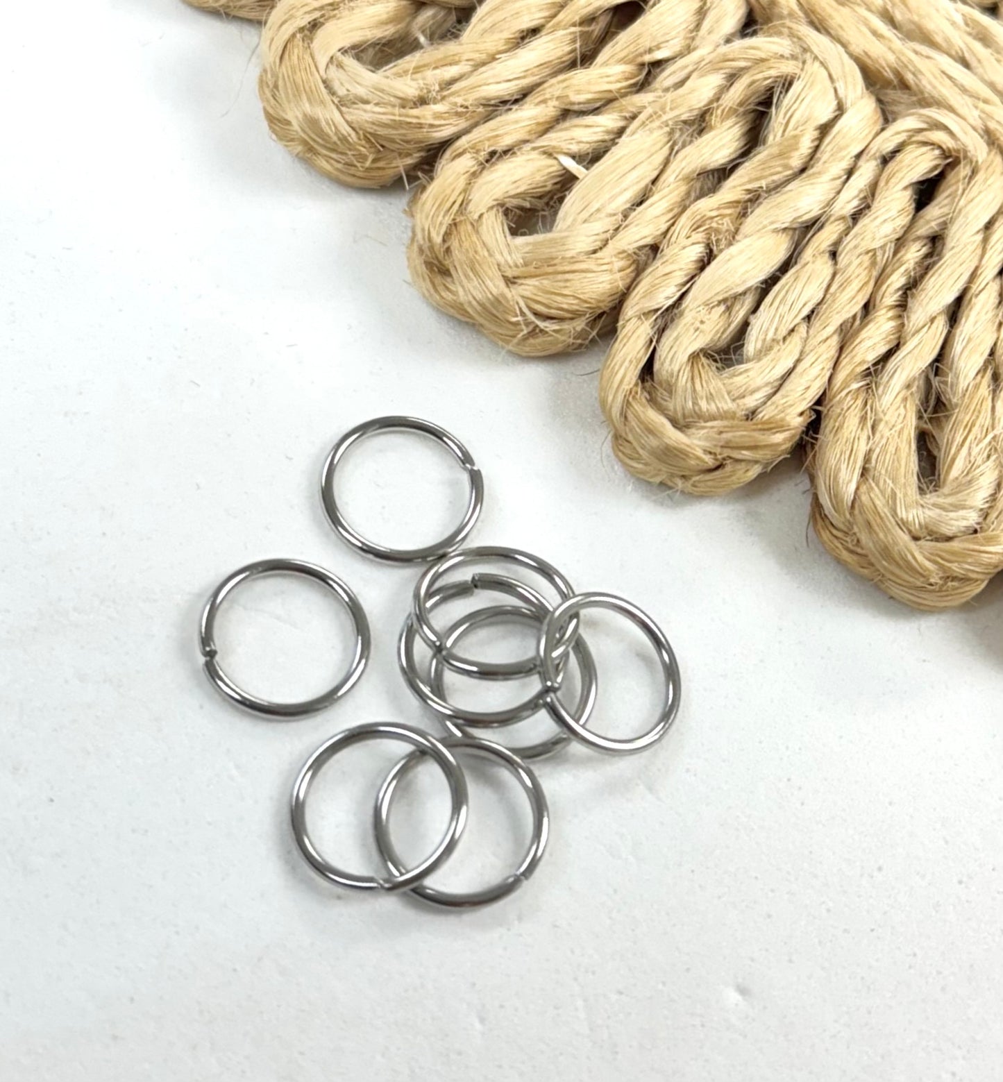 Argollas Steel Plata