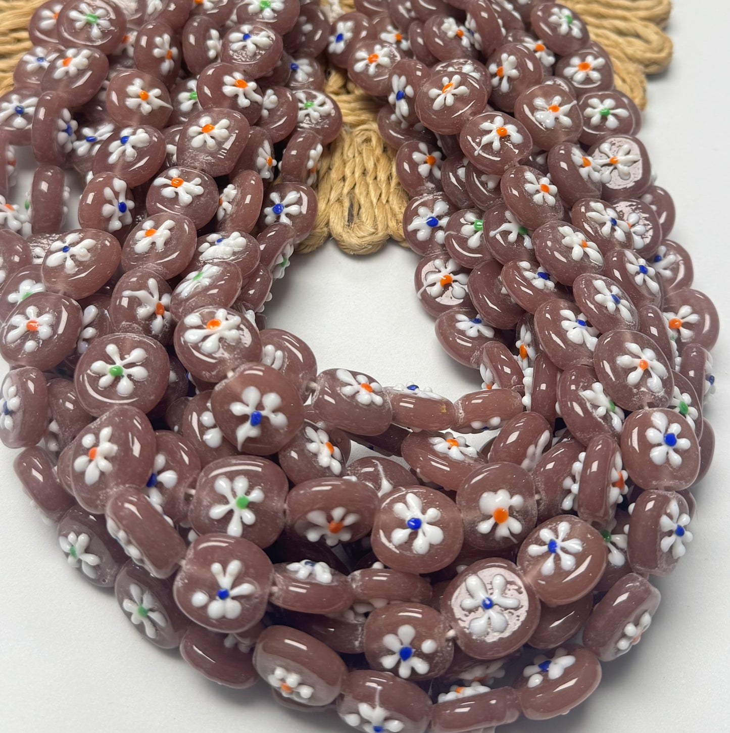 Big Coin Flower Lampwork