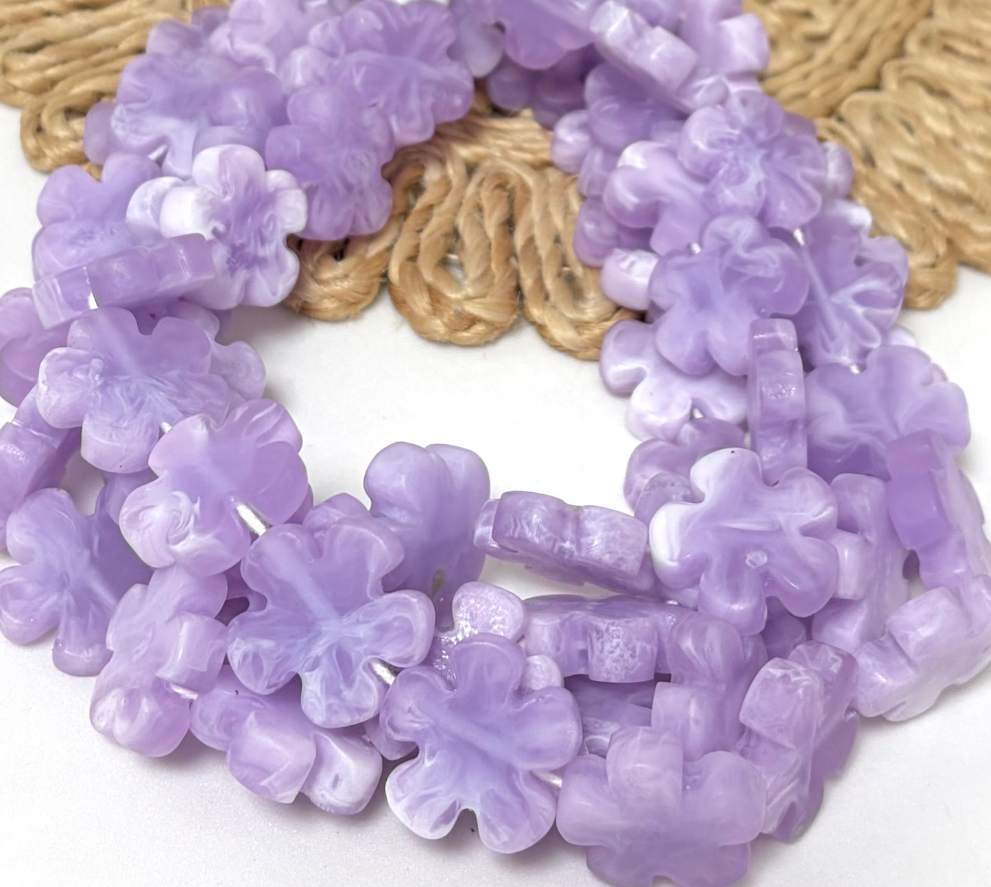 24mm Flowers Resin