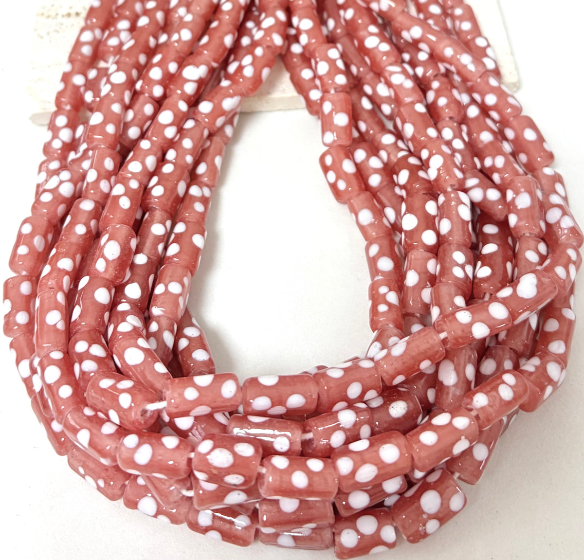 Rectangular Polkadot Lampwork