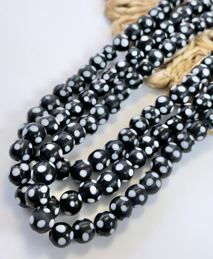 Polkadot Round Lampwork