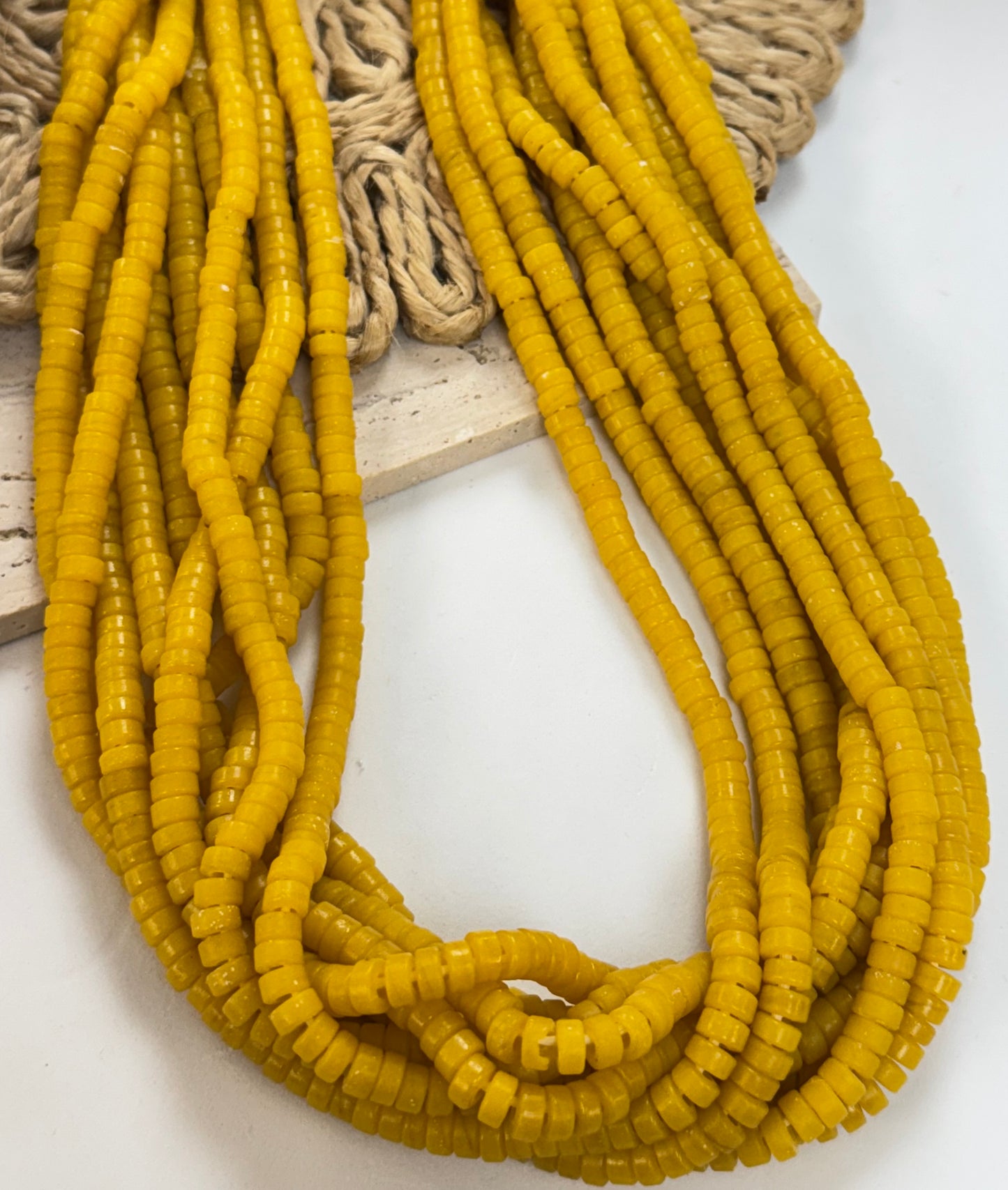 Small Flat Rondel Lampwork