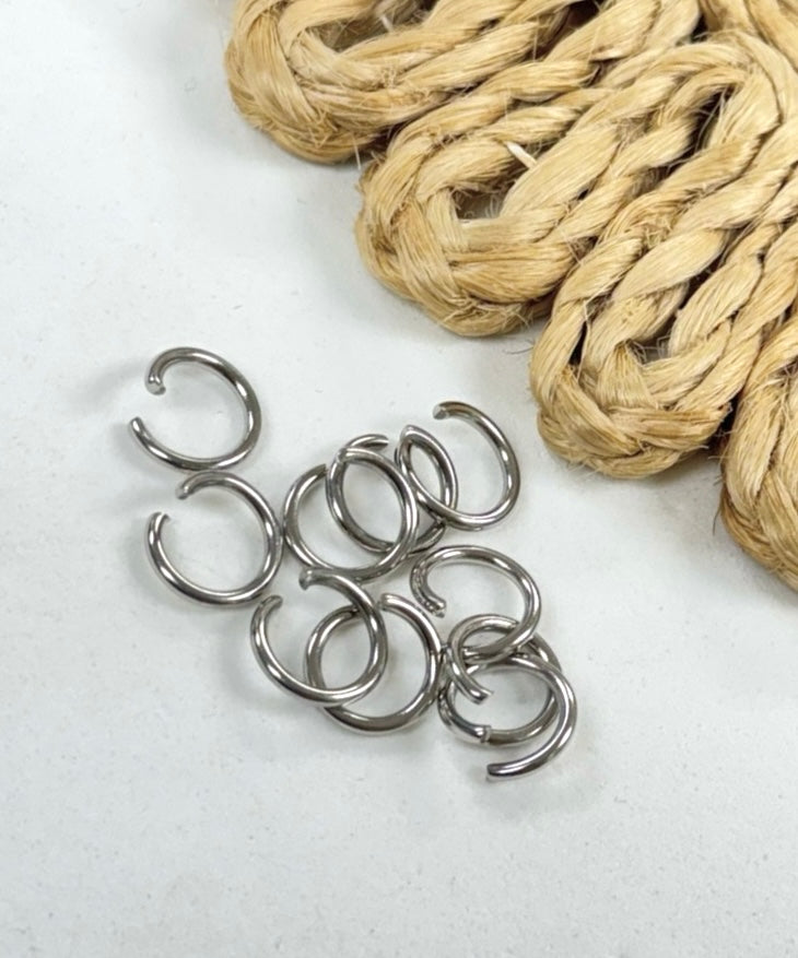 Argollas Steel Plata