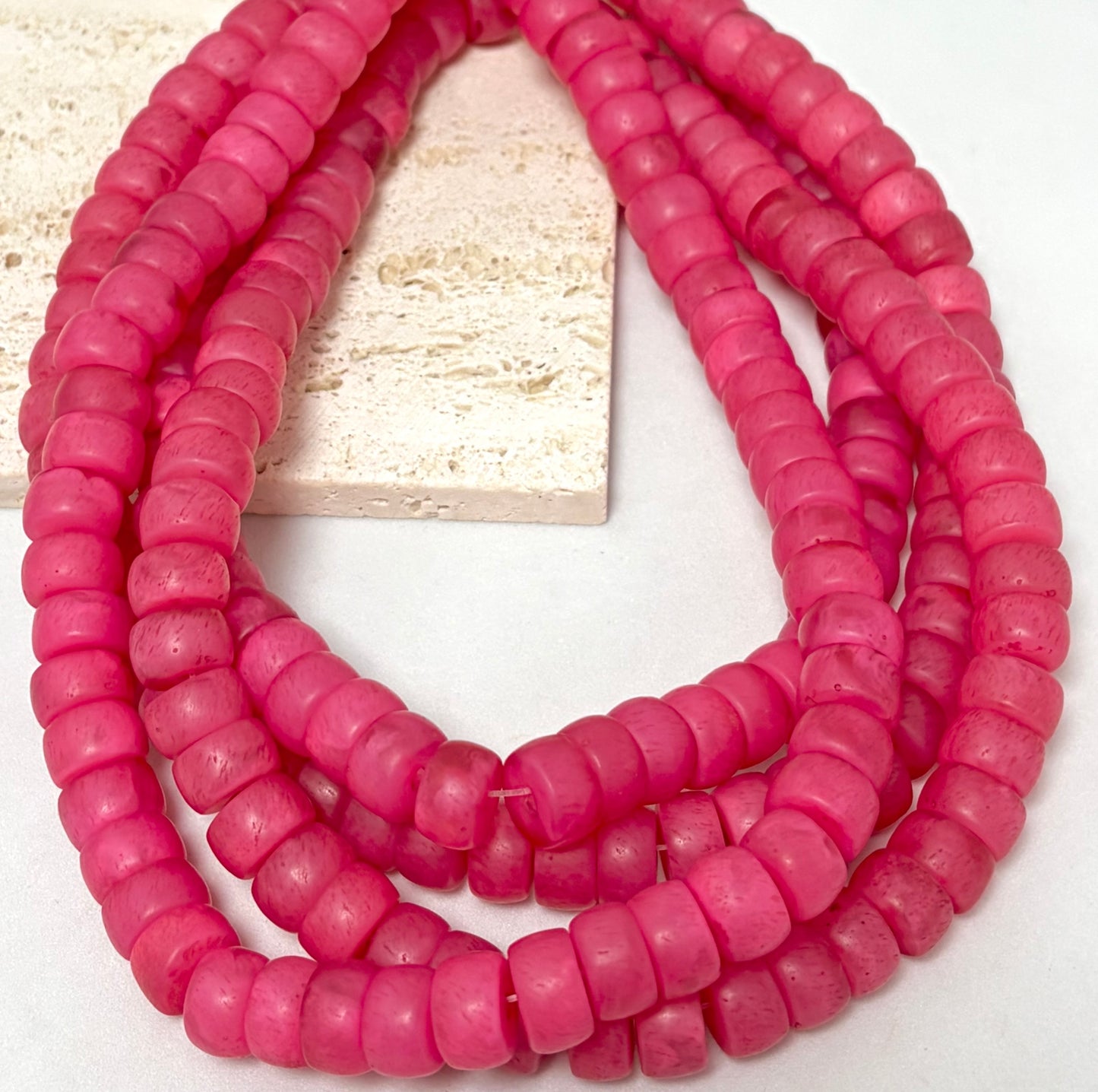 Economy Flat Rondel Resin