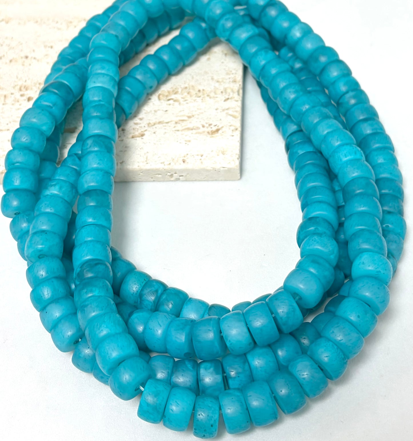 Economy Flat Rondel Resin