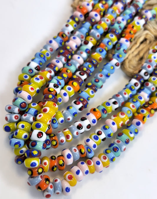 Color Polkadots Donut Lampwork