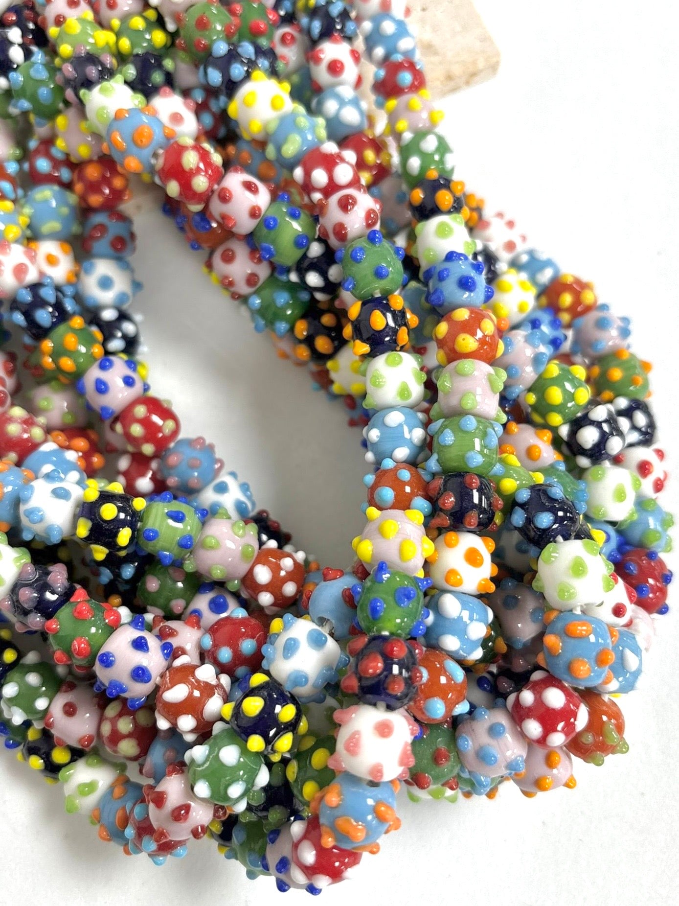 Bumpy Dots Lampwork