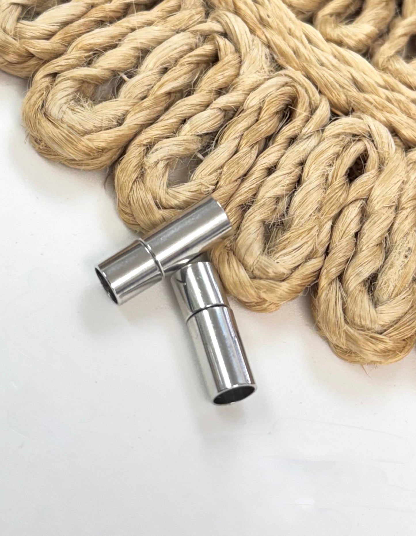 Bayonet Clasp Steel Plata