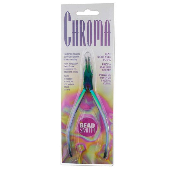 CHROMA SERIES BENT CHAIN NOSE PLIER
