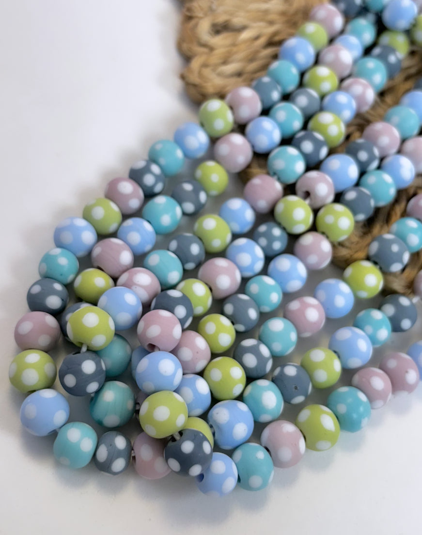 Polkadot Round Lampwork