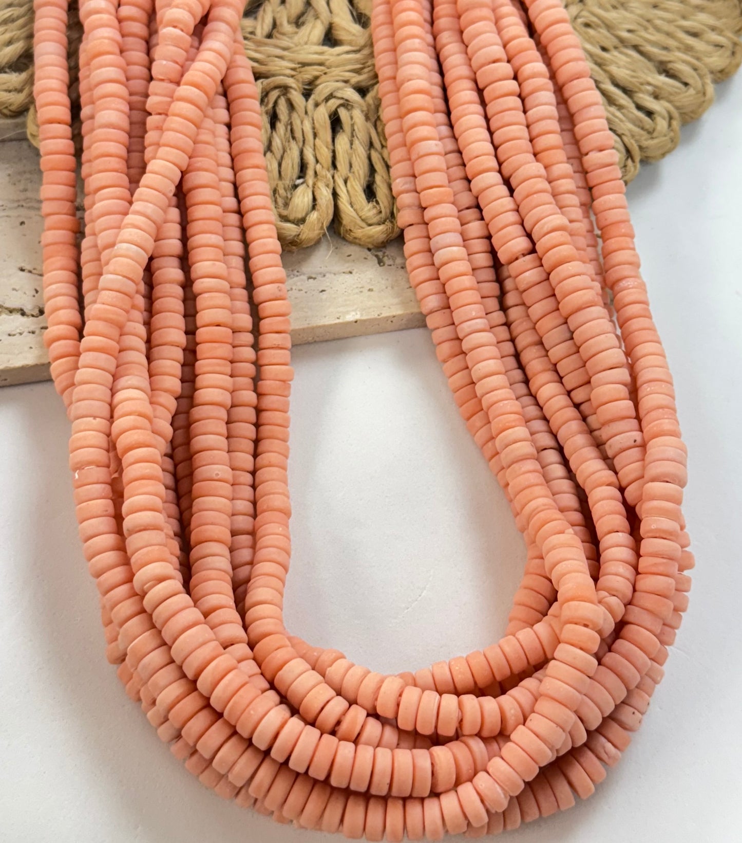 Small Flat Rondel Lampwork