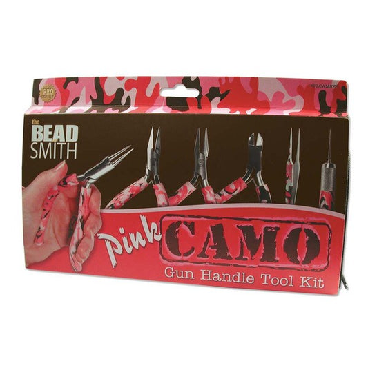 PINK CAMOUFLAGE TOOL KIT W/ GUN HANDLES
