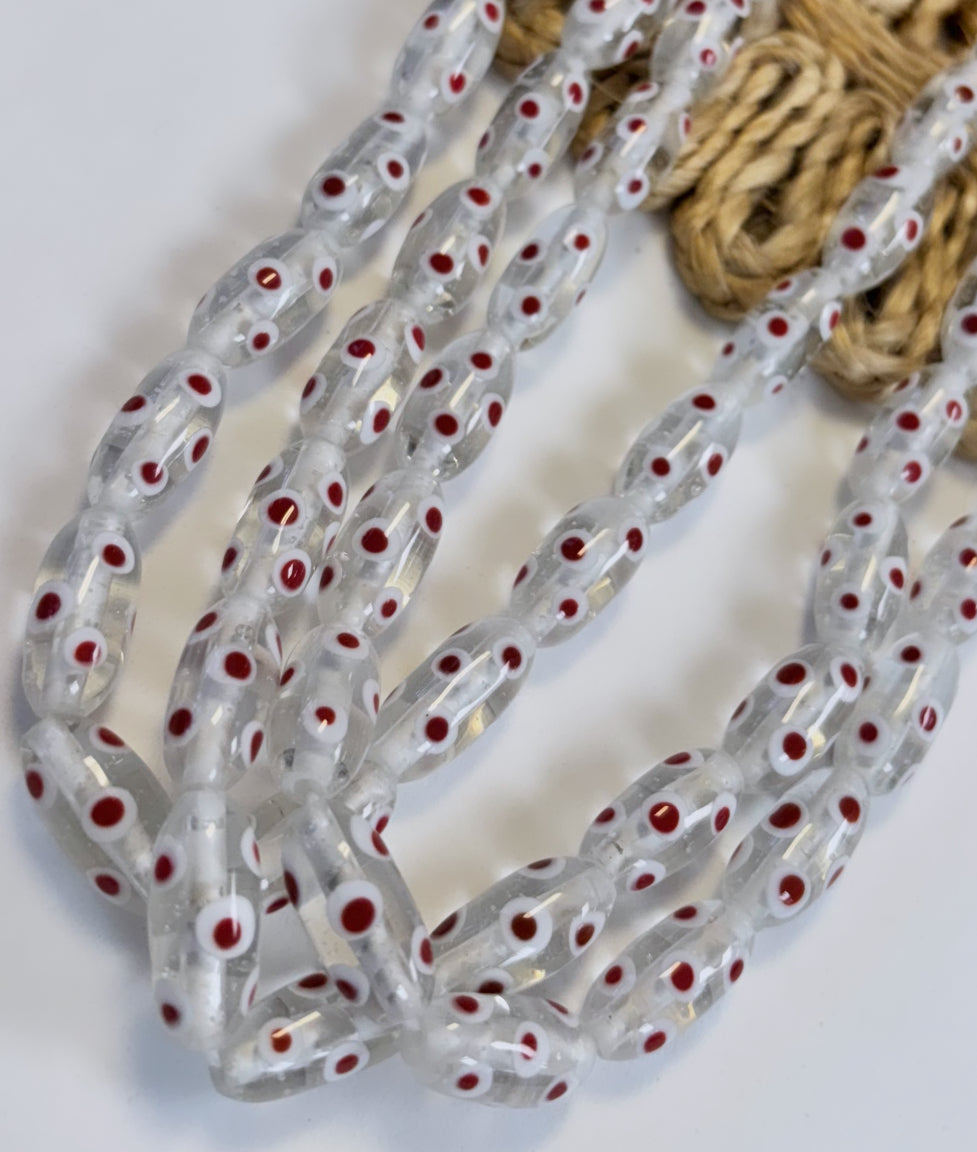 Cylinder Dots Lampwork