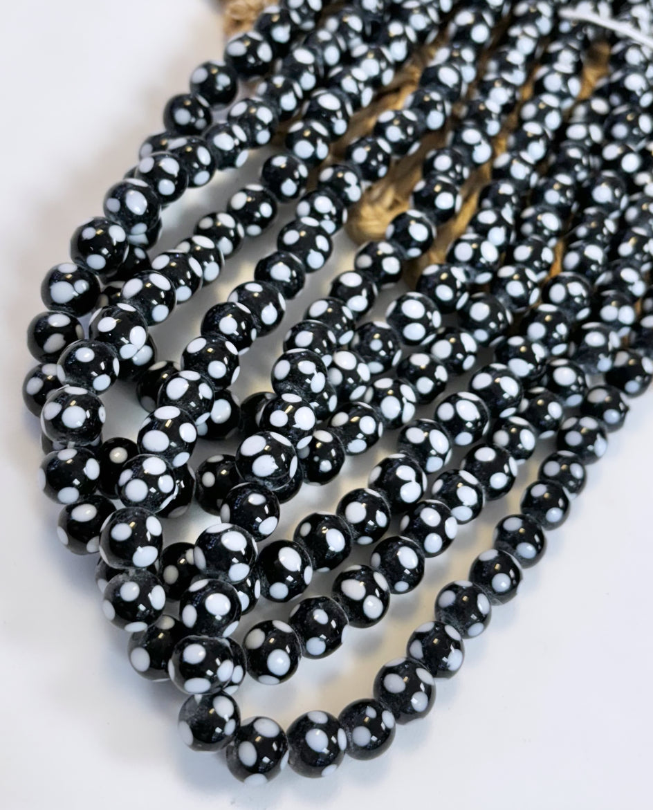 Polkadot Round Lampwork