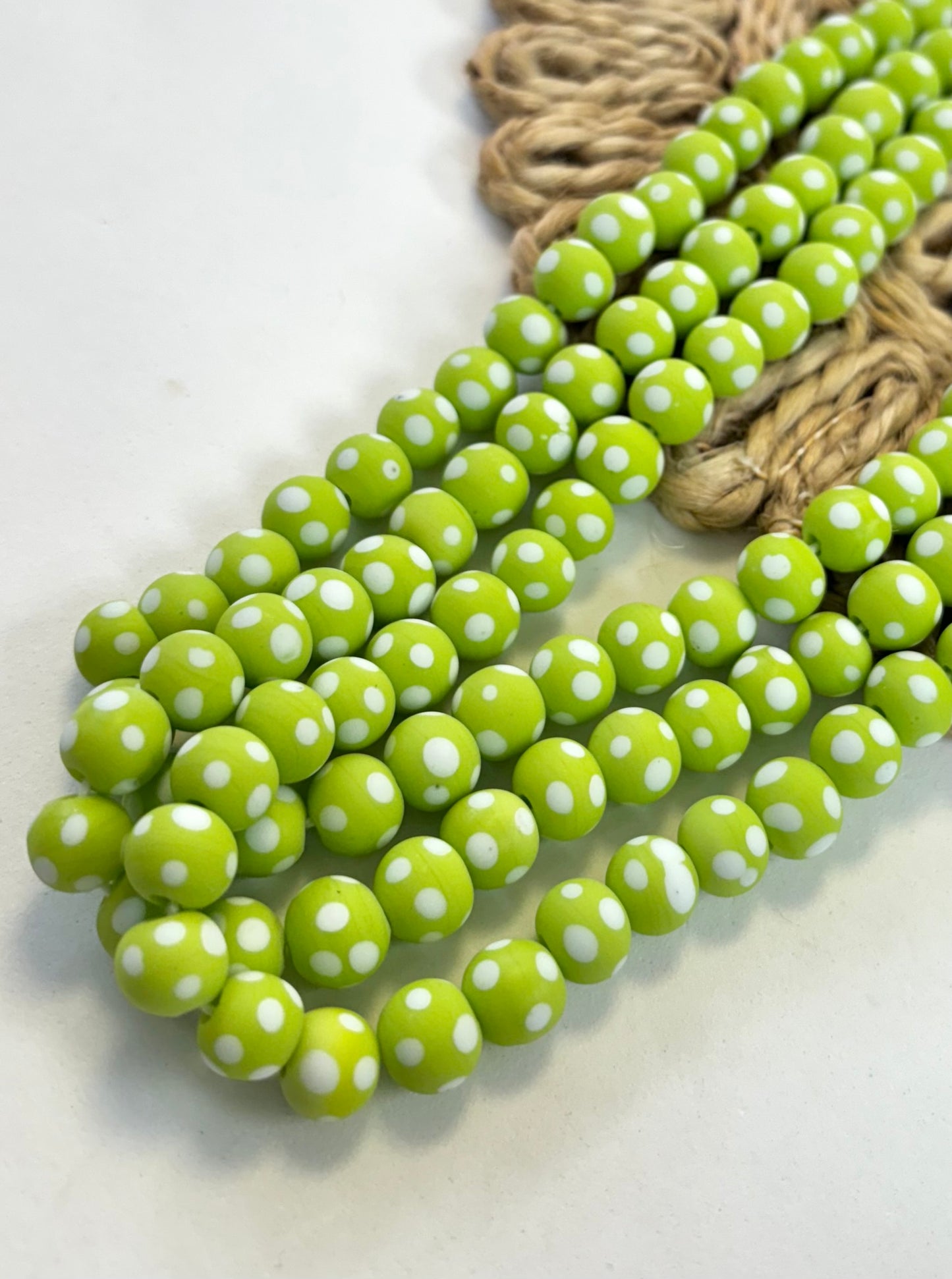 Polkadot Round Lampwork