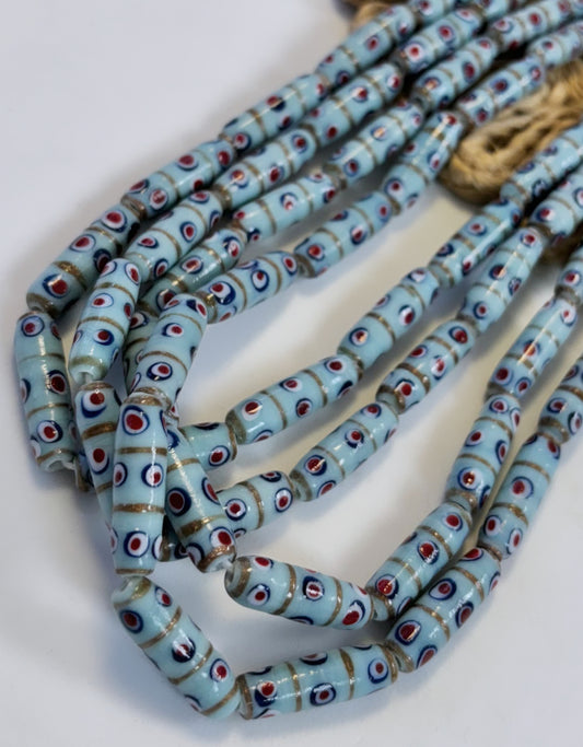 Finite Cylinder Dots Lampwork