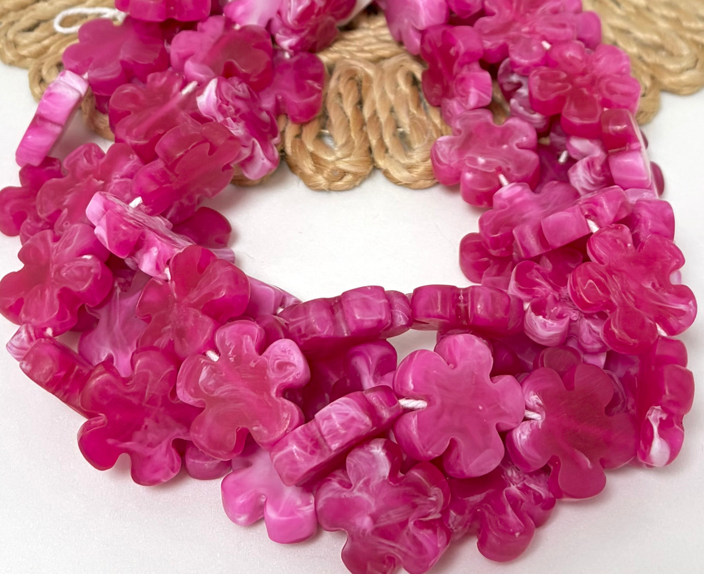 24mm Flowers Resin
