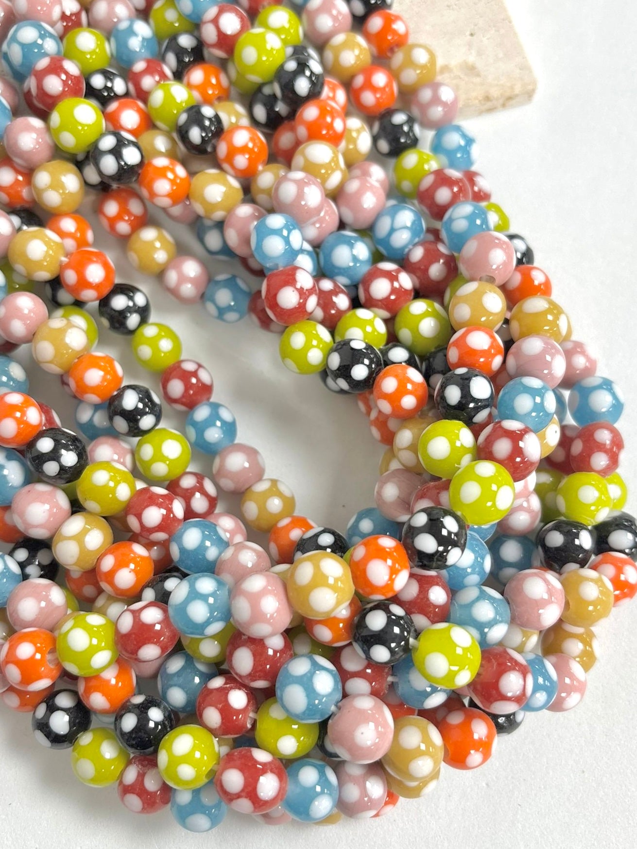Polkadot Round Lampwork (Style 1)