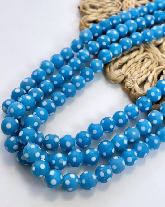 Polkadot Round Lampwork