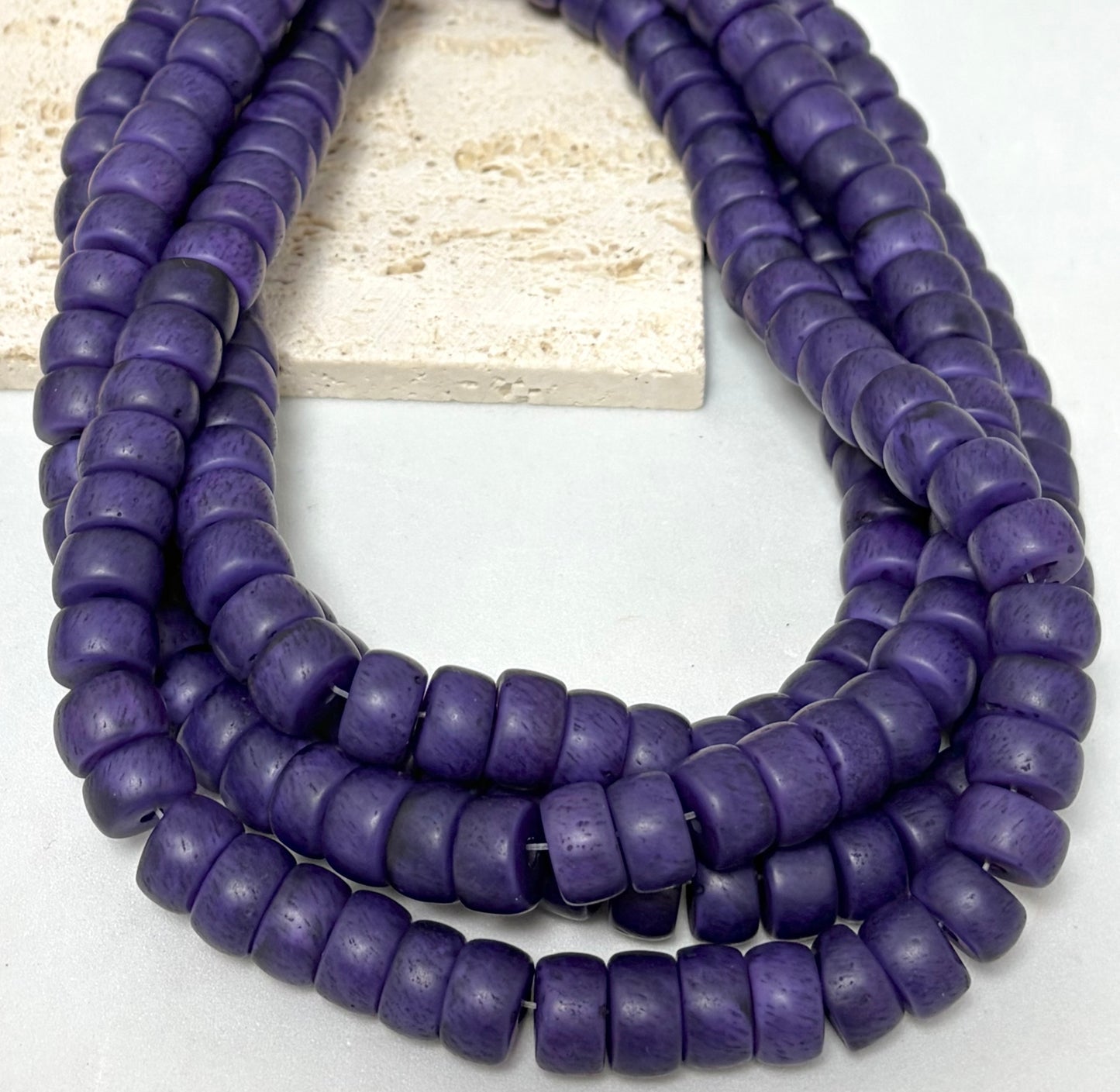 Economy Flat Rondel Resin