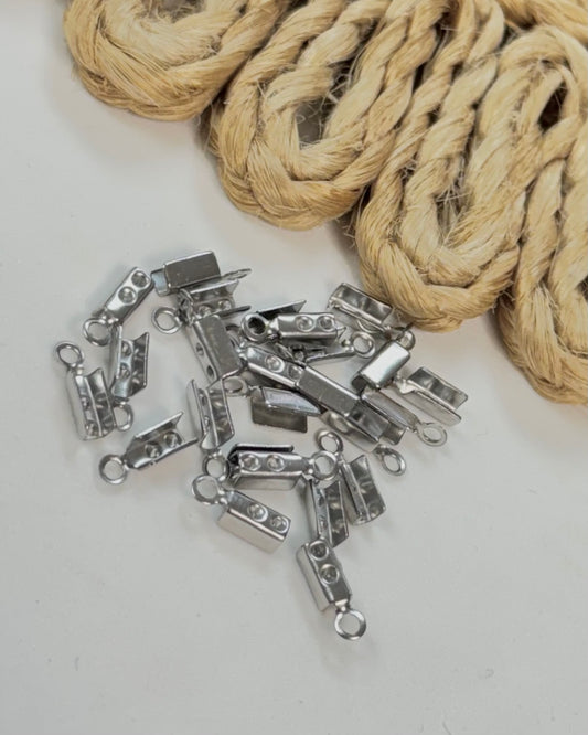 Steel Plata Cord Crimps