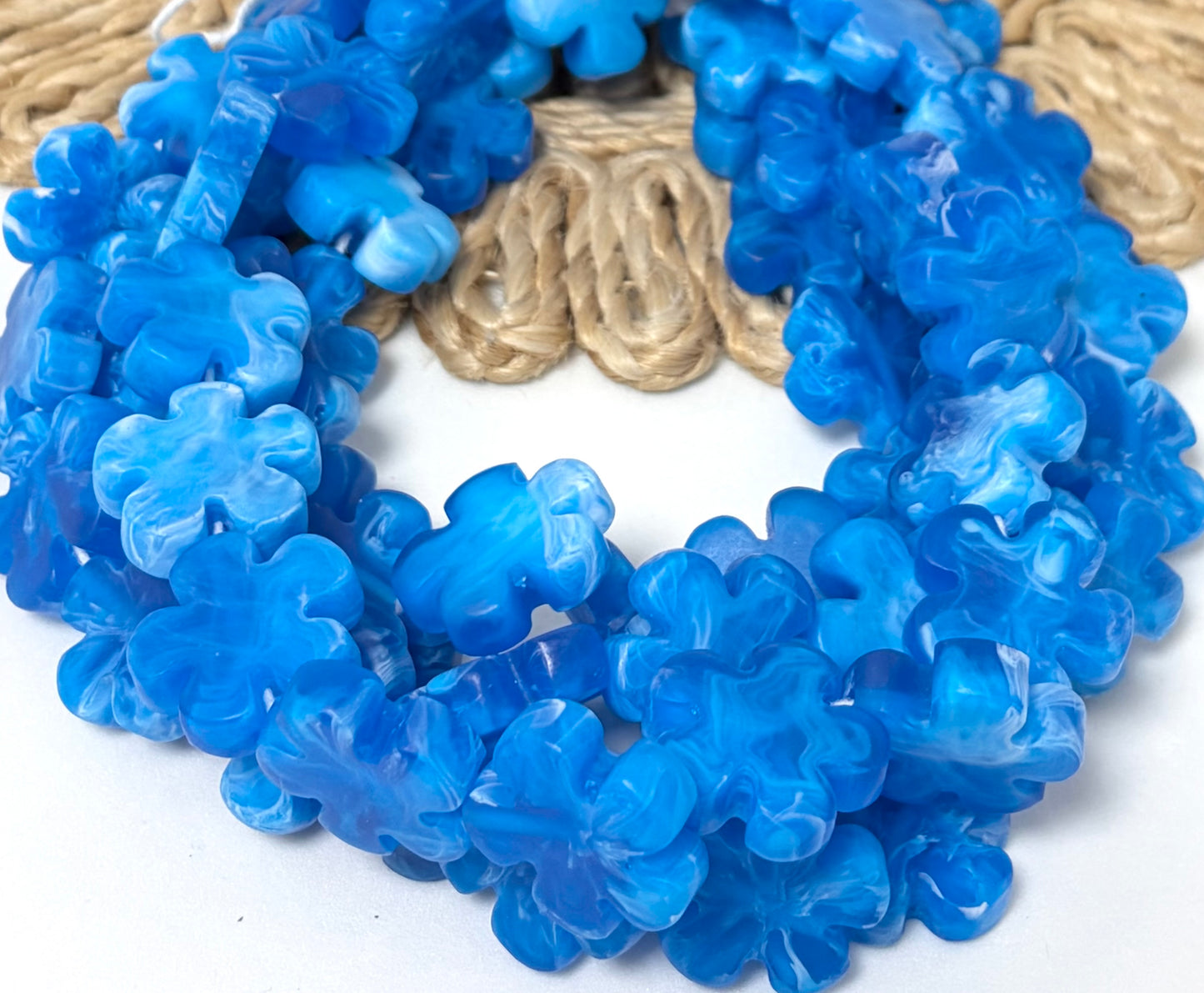 24mm Flowers Resin