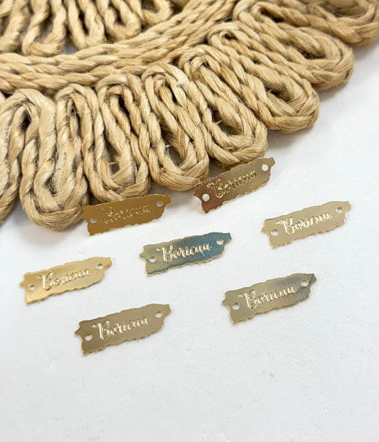 18KT Gold Plated PR Maps