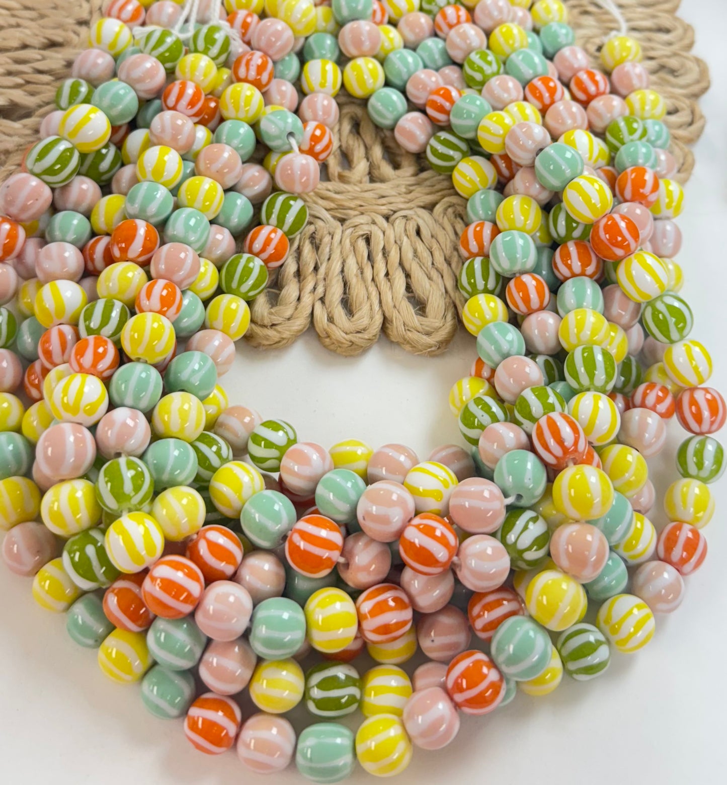 Round Lines Lampwork