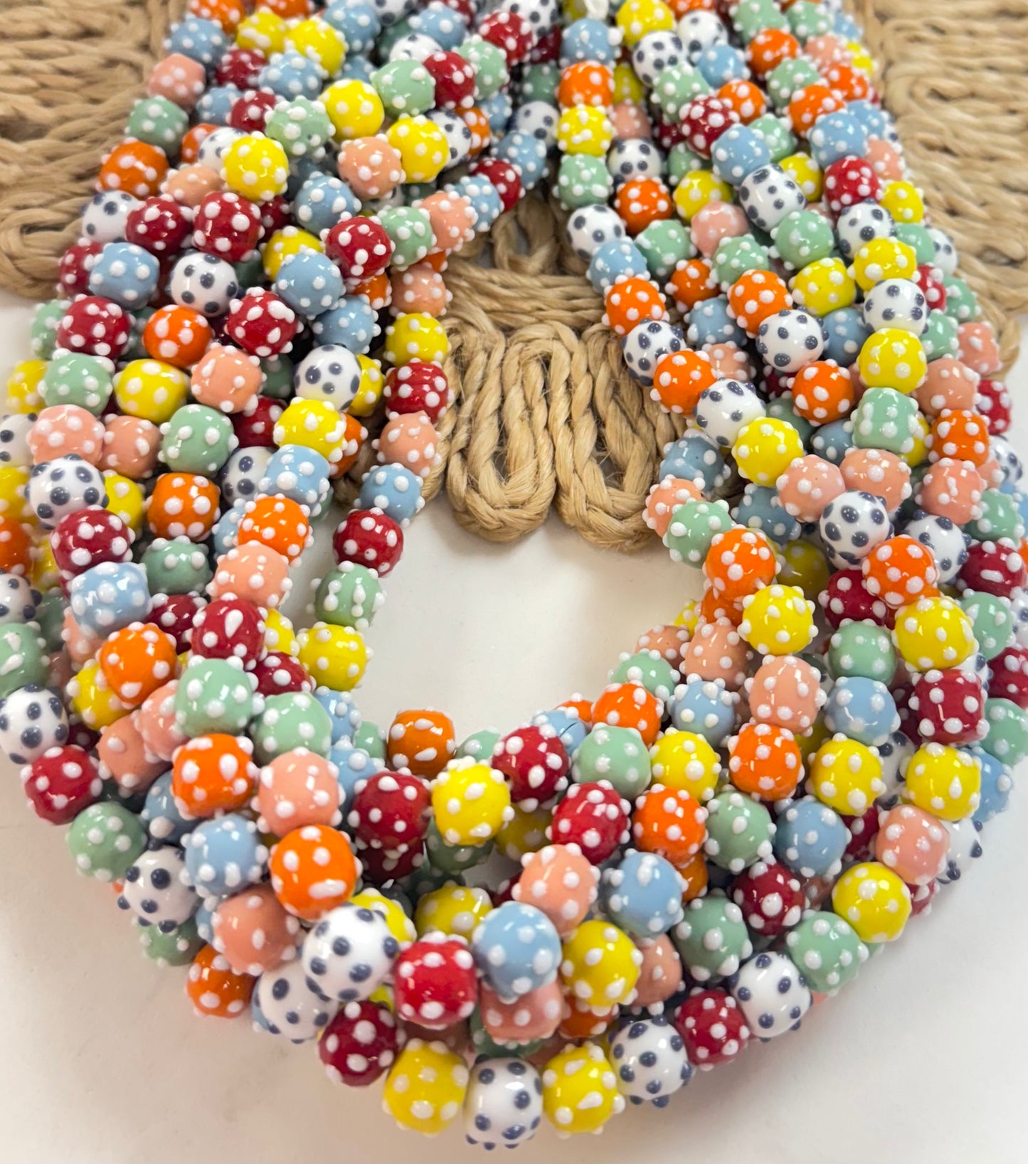 Bumpy Dots Lampwork