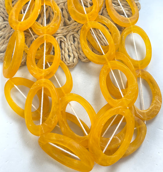 Ovals Donut Eye Resin