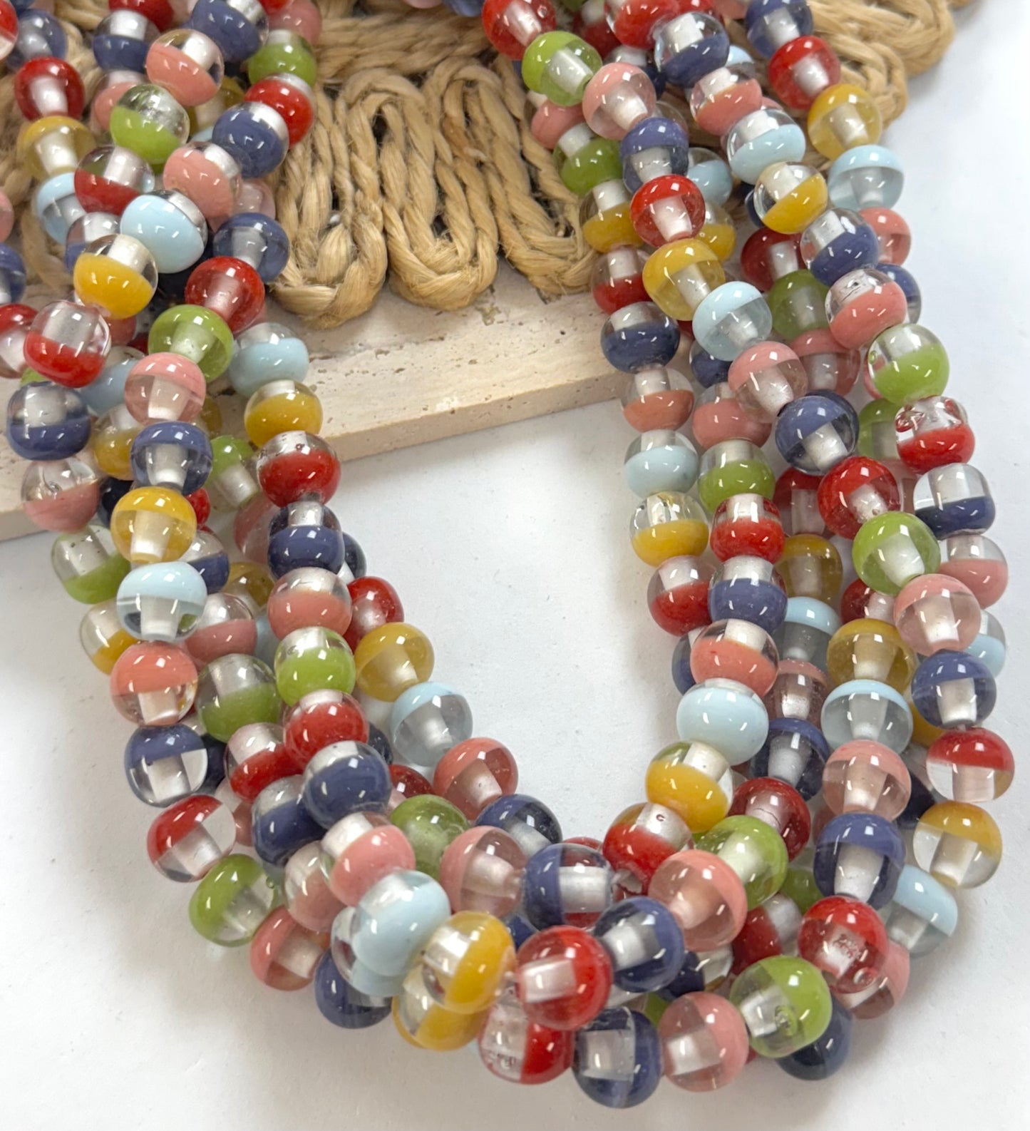 Mid Color & Clear Round Lampwork