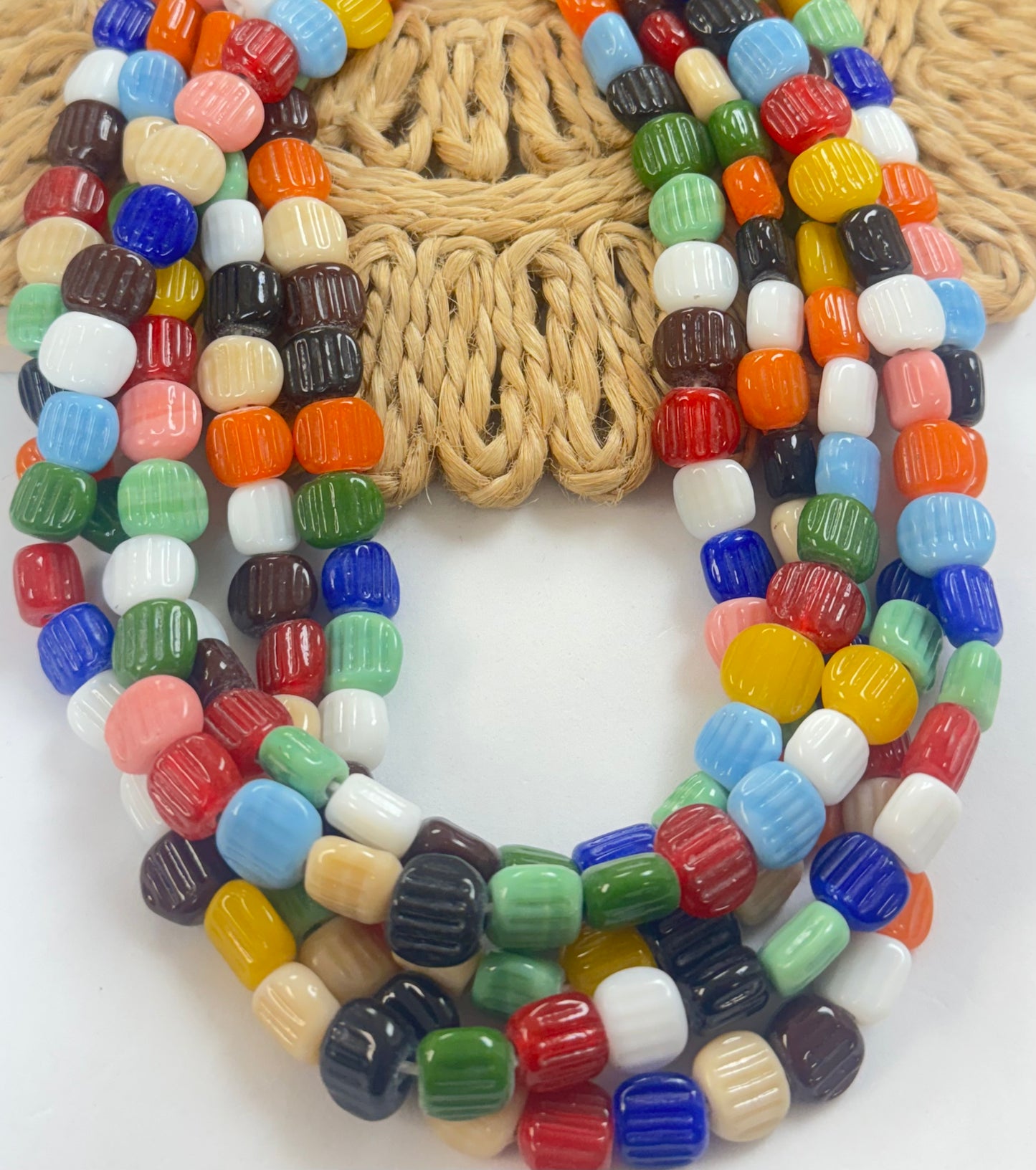 Flat Pumpkin Lampwork