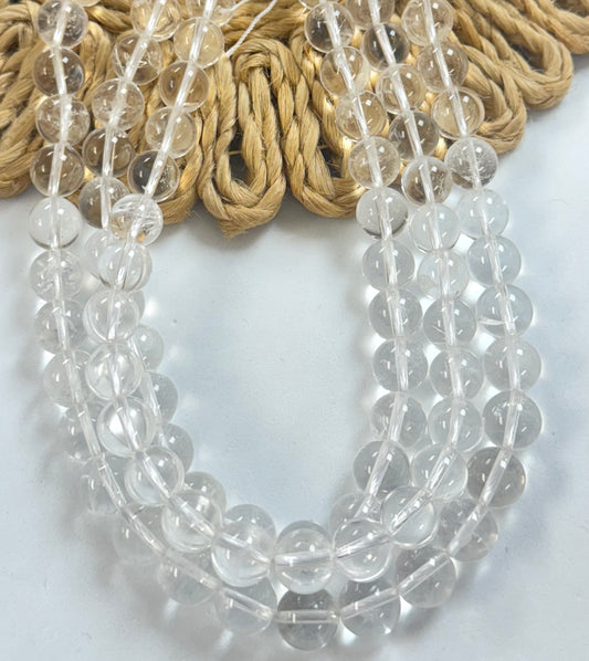 10mm Cristal Quartz Round