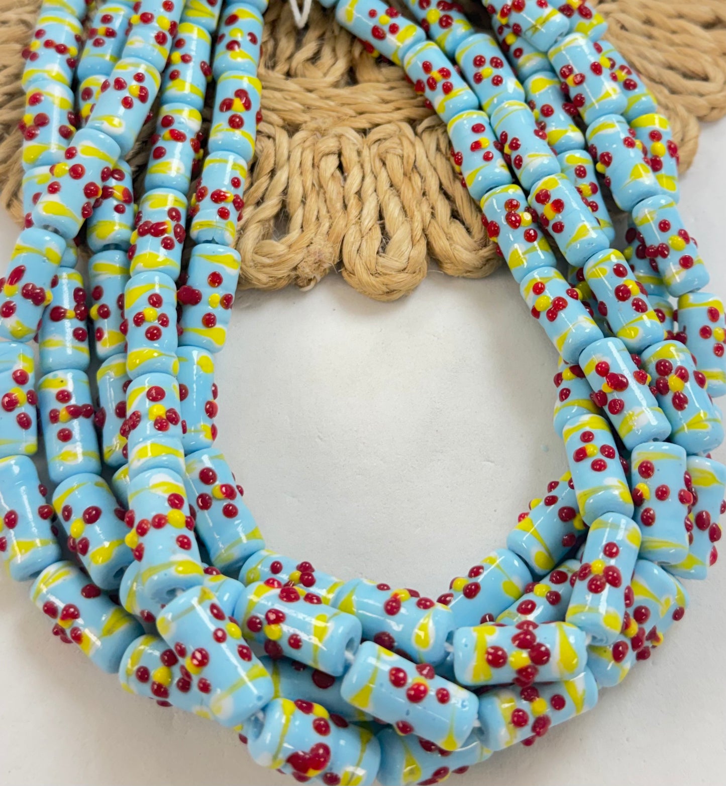 Flowers Cylinder Lampwork