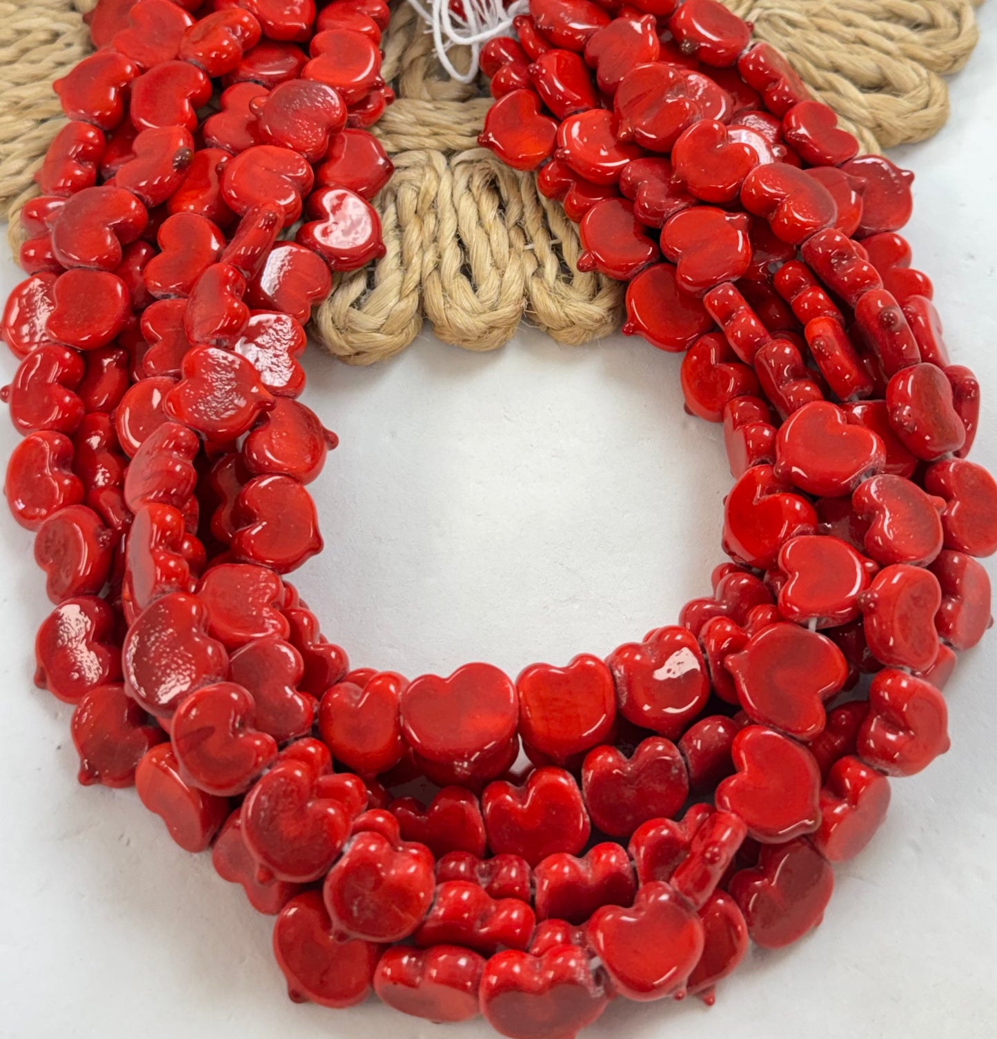 Small Hearts Lampwork