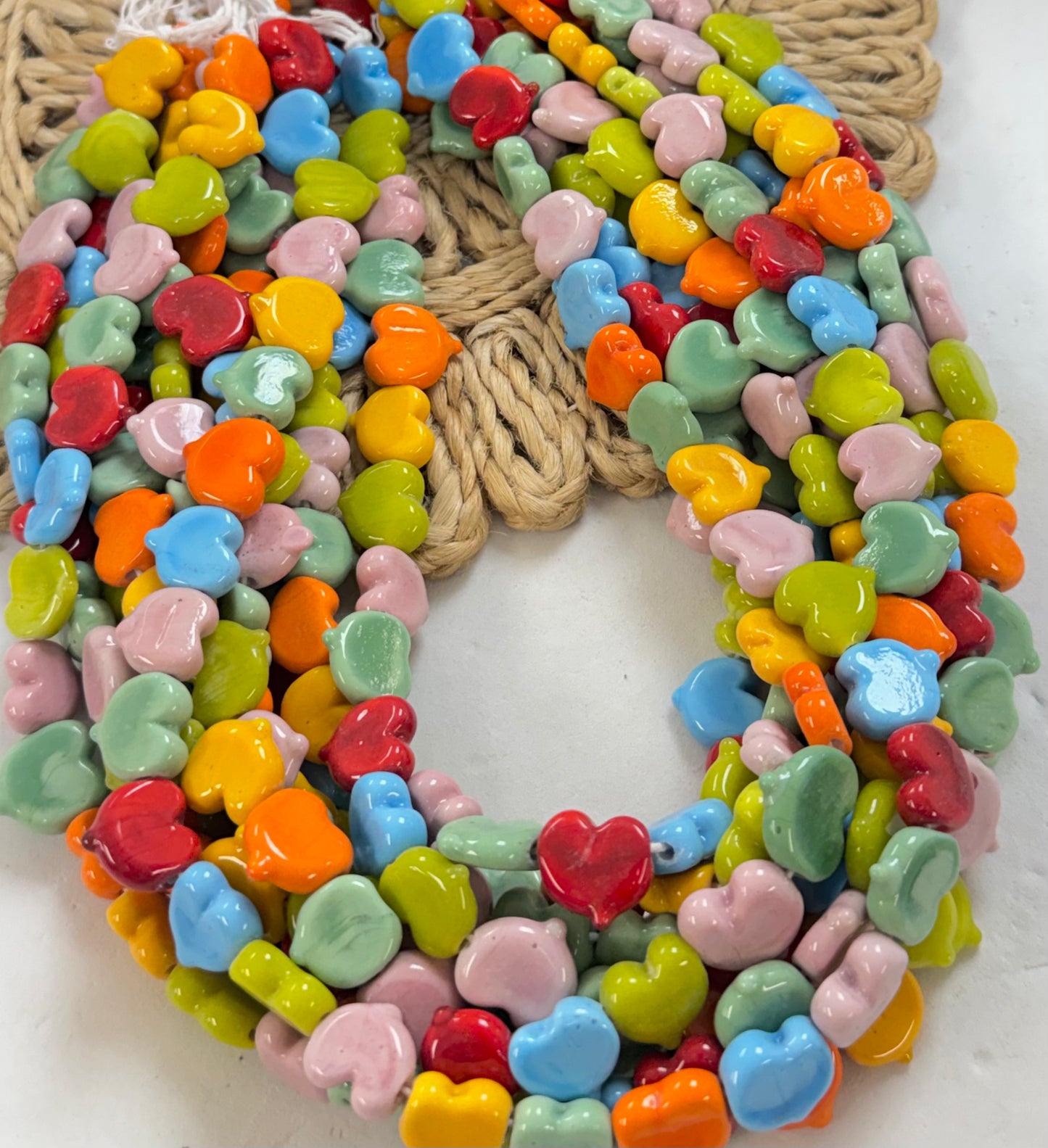 Small Hearts Lampwork