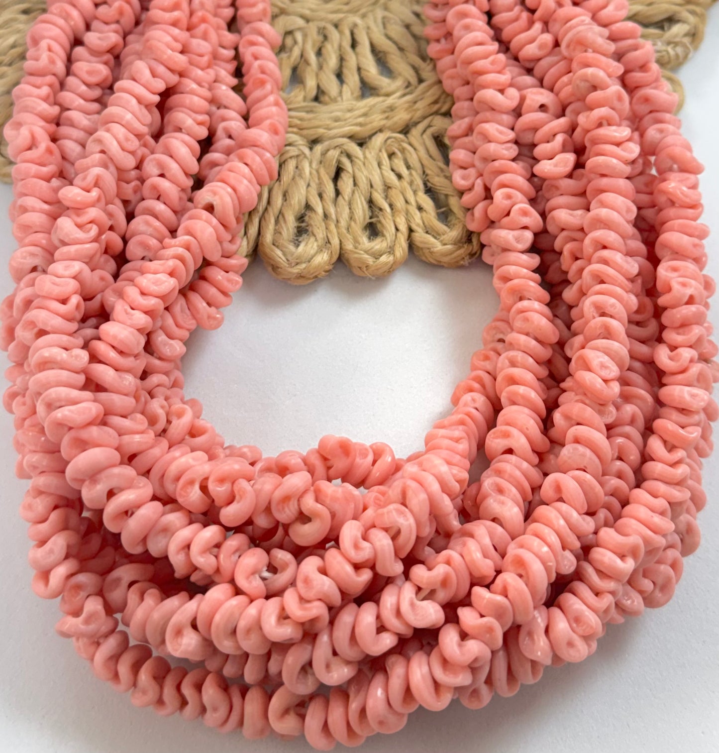 Wave Rondel Lampwork