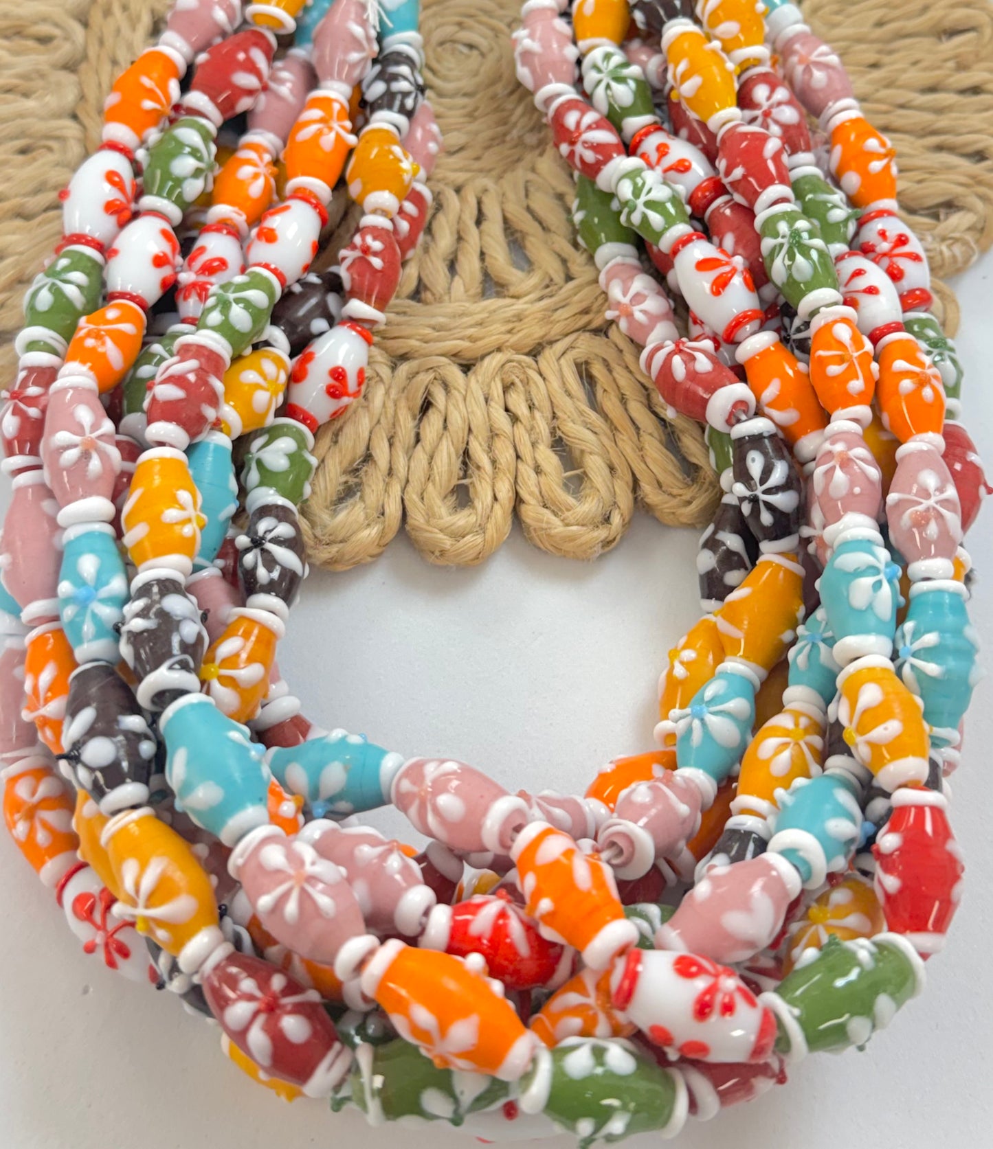 Flower Barril Lampwork